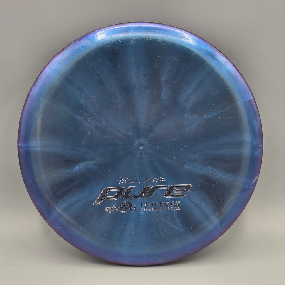 Latitude 64 Putter 174g Blue Opto-X Chameleon Pure Kristin Tattar 2020 Disc Golf